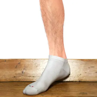 Chaussettes invisibles drapeau blanches
