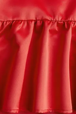 Robe en satin - Rouge