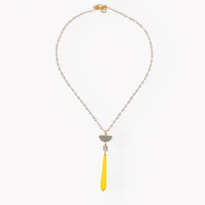 Collier Nocturne Jaune