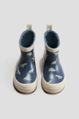 Bottes en caoutchouc - Bleu/dinosaures