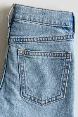Slim Fit Lined Jeans - Bleu denim clair