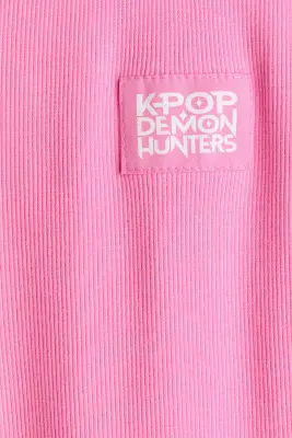 Legging imprimé en coton - Rose/KPop Demon Hunters