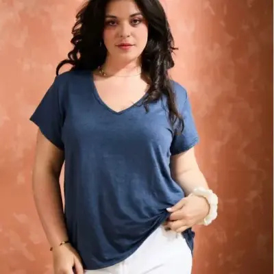 T-shirt Alina bleu marine