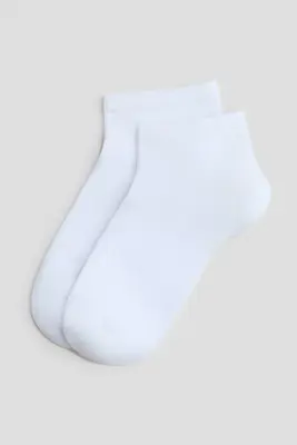 Lot de 10 paires de chaussettes invisibles - Blanc