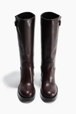 Bottes de hauteur genou - Marron foncé