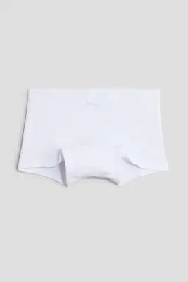 Lot de 10 boxers en coton - Violet clair/jaune clair