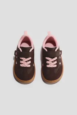 Sneakers barefoot - Marron/rose