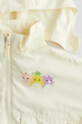Veste coupe-vent imprimée - Jaune clair/Squishmallows