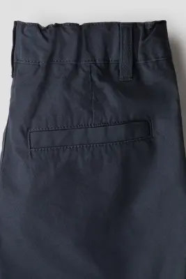 Short chino en coton - Bleu marine