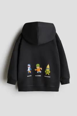 Hoodie imprimé - Noir/Stumble Guys