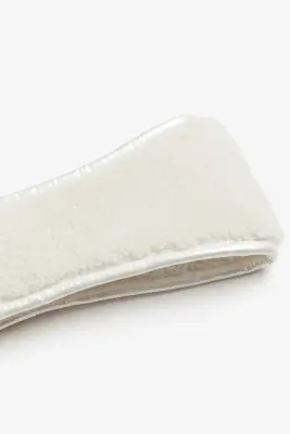 Bandeau en tissu Teddy bear - Crème