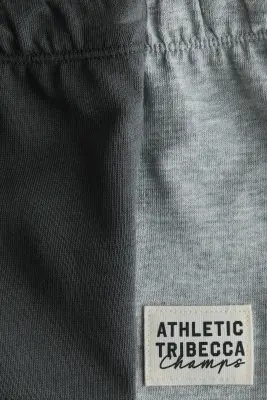 Lot de 2 shorts en molleton - Gris foncé/gris clair