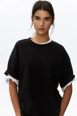 T-shirt oversize - Noir