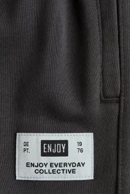 Cotton sweatshirt joggers - Gris foncé