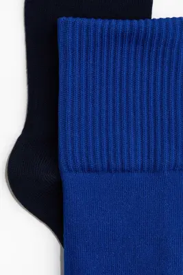 Lot de 2 paires de chaussettes DryMove™ - Bleu/noir