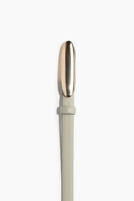 Ceinture fine - Beige clair