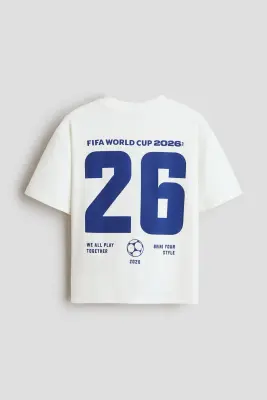 T-shirt oversize imprimé - Blanc/FIFA World Cup 2026™