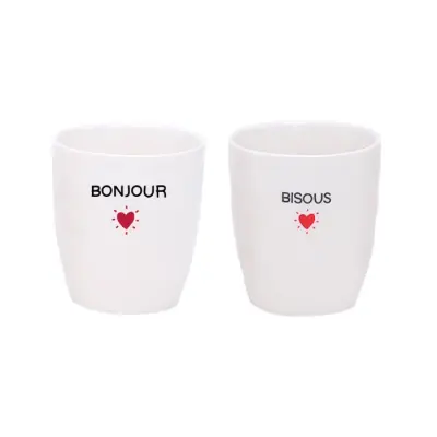 Gobelets Bonjour Bisous