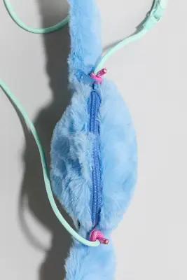 Sac crossbody duveteux - Bleu/Lilo et Stitch