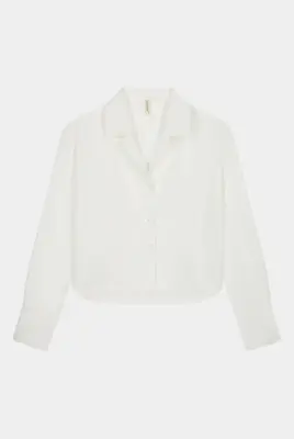 CHEMISE COL PYJAMA FLUIDE ANY