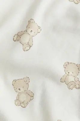 Body à encolure américaine - White/Teddy bears