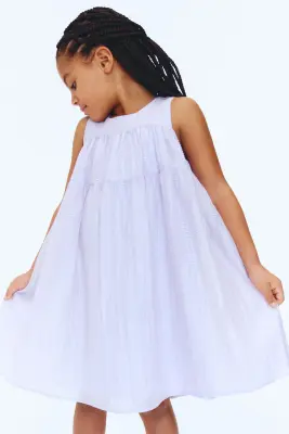 Robe trapèze - Violet clair