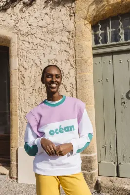 Sweat Océan tricolore