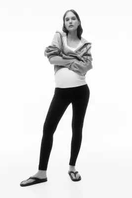 MAMA Legging Before & After - Noir