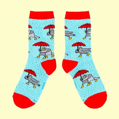 Chaussettes enfant Pigeons Parapluie Coucou Suzette