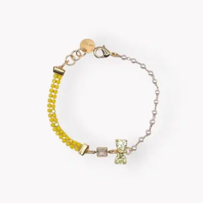 Bracelet Guimauve Jaune