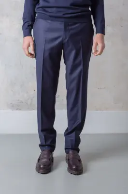 Sartorio Napoli – Man Trousers Submariner – Dark Navy