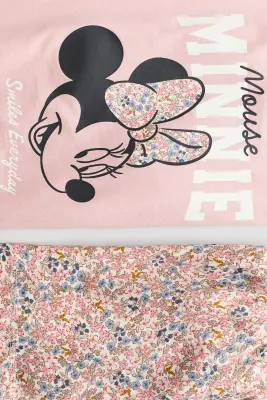 Pyjama imprimé en coton - Rose clair/Minnie