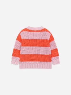 Gilet en coton - Orange/Rose