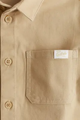 Ensemble 3 pièces en coton - Beige/gris clair/bleu marine