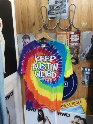 T-shirt Keep Austin Weird multicolore