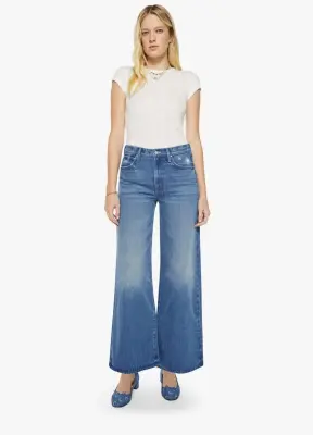 Nouveau ! MOTHER Jean The Ditcher Roller Zip Skimp Tutu Much To Handle