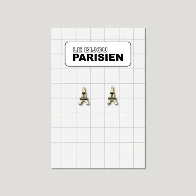 BOUCLES D'OREILLES TOUR EIFFEL - DORÉ