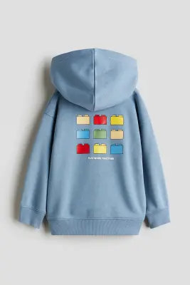 Hoodie imprimé - Bleu ancien clair/LEGO