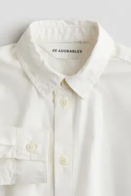 Chemise en coton - Blanc