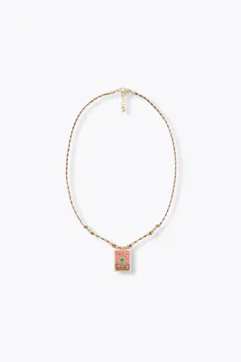 Collier fantaisie palmier