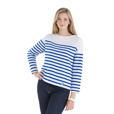 Marinière Blanc / Bleu Oversized
