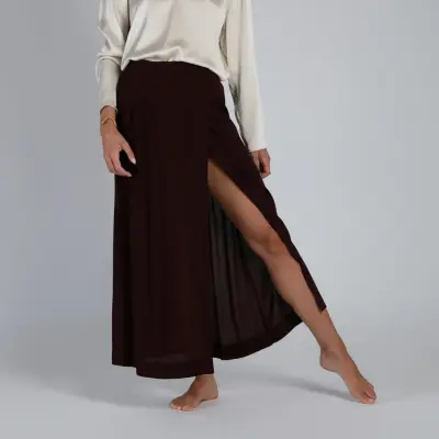 Jupe Faustina bordeaux