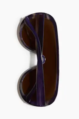 Lunettes de soleil monoverre - Violet foncé