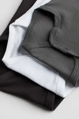 Lot de 5 bodies - Blanc/gris/noir
