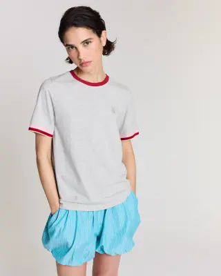 Tee-shirt Tom gris et rouge