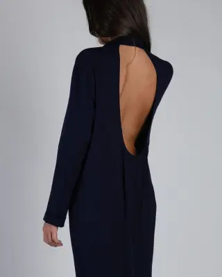 Robe longue Cocker deep purple
