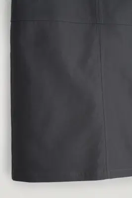 JUPE CRAYON EN COTON - GRIS