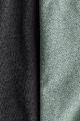 Lot de 2 pantalons jogger - Vert ancien clair/gris foncé