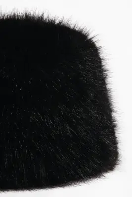 Chapeau duveteux - Noir