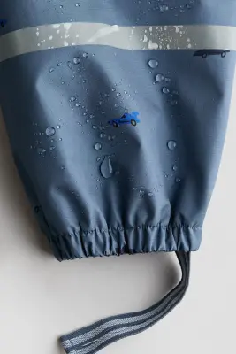 Pantalon de pluie - Bleu ancien foncé/voitures